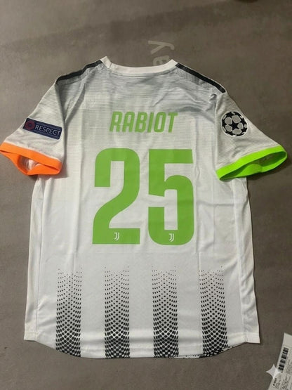 Adrien Rabiot 25 Juventus 2019/20 Home Football Jersey Retro Kit