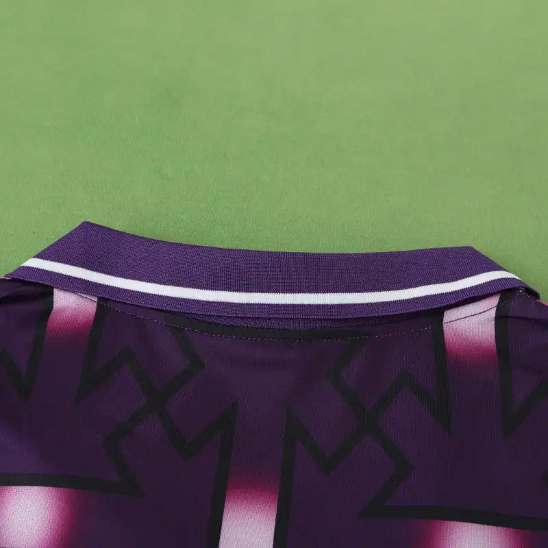 ACF Fiorentina 92/93 Season Purple White Away Retro Football Jersey