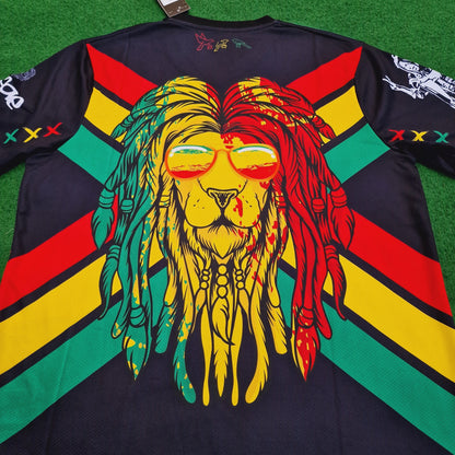 Bob Marley Jamaica Lion Football Jersey Kit