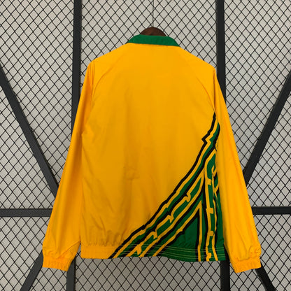 Jamaica Bob Marley Reversible Yellow Green Jacket Both Size Jacket