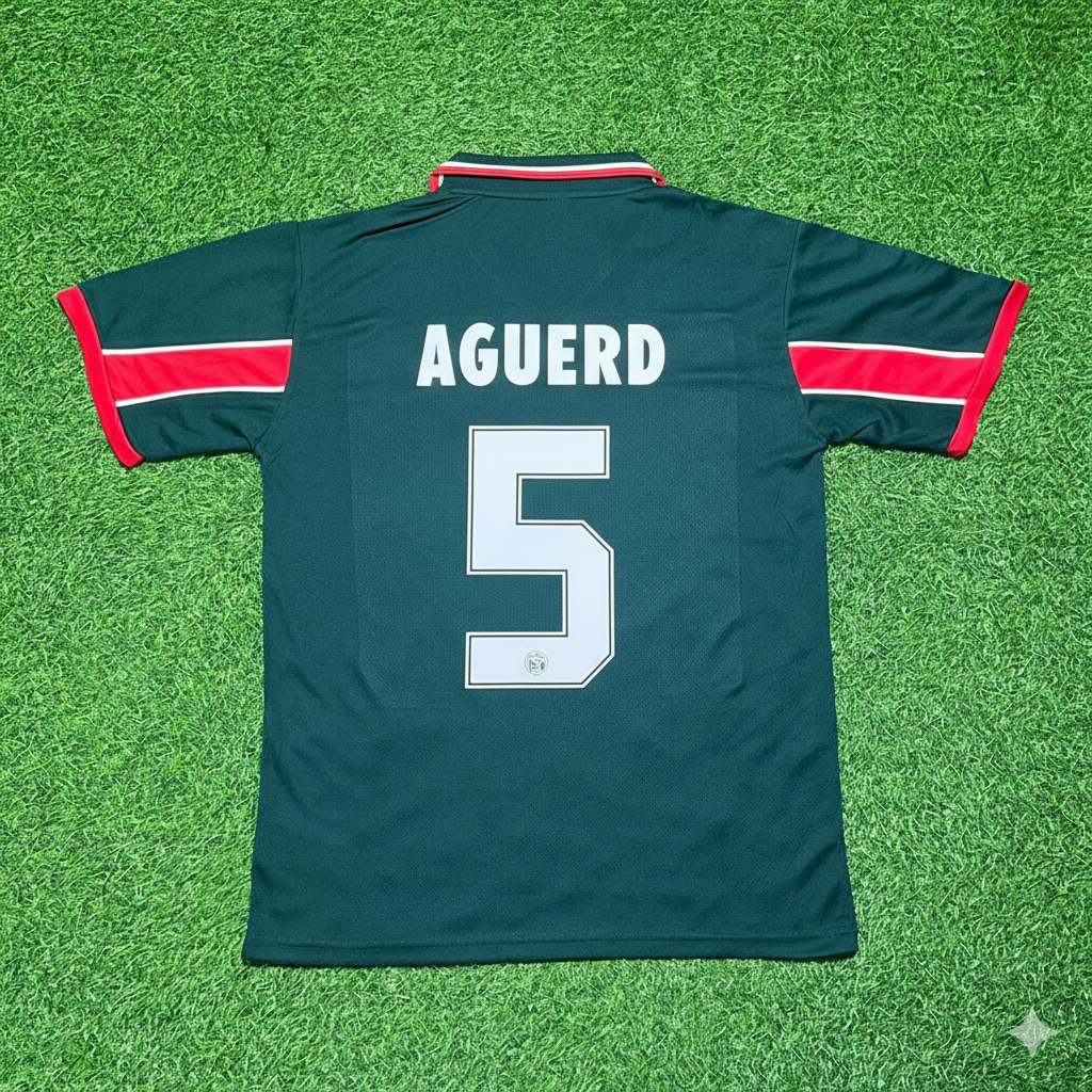 Nayef Aguerd Morocco Home Retro Football Jersey Kit