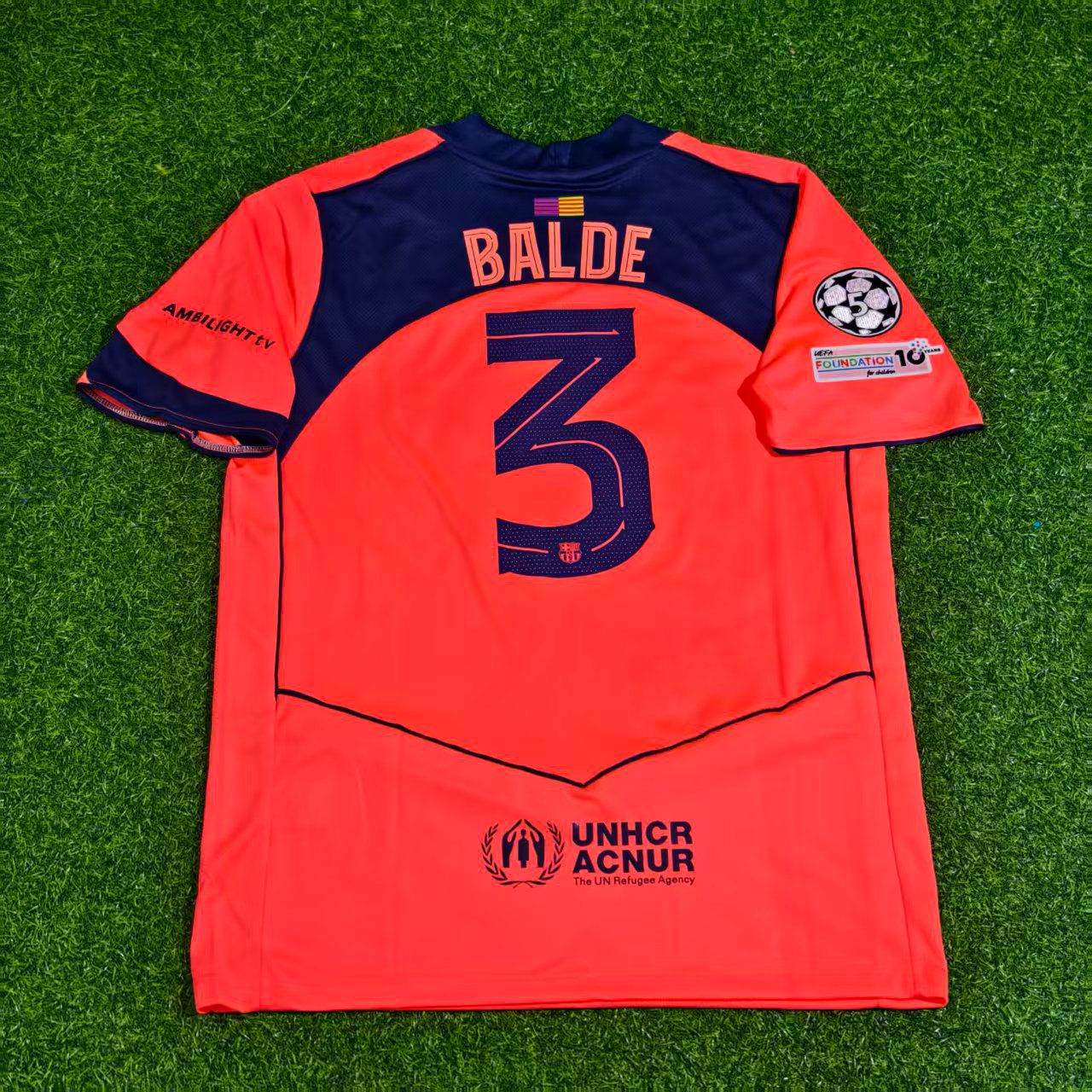 Alejandro Balde Barcelona 2025/2026 Season Football Jersey Edition 2