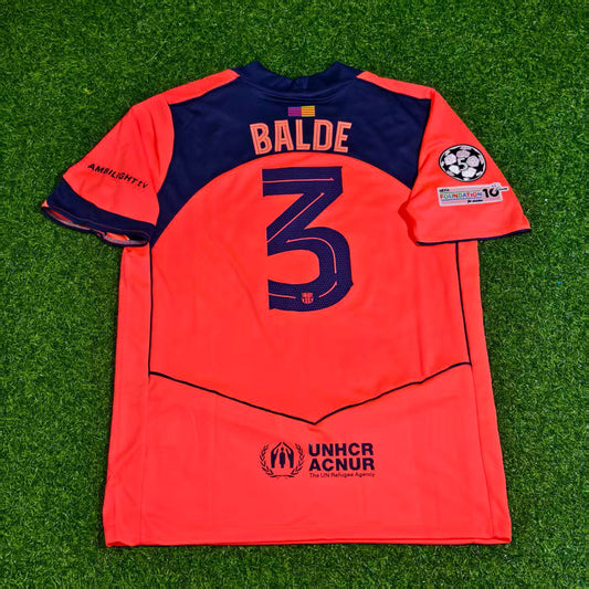 Alejandro Balde Barcelona 2025/2026 Season Football Jersey Edition 2