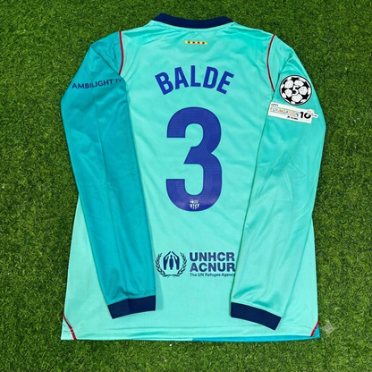 Alejandro Balde #3 Barcelona 2027 Long Sleeve Football Jersey