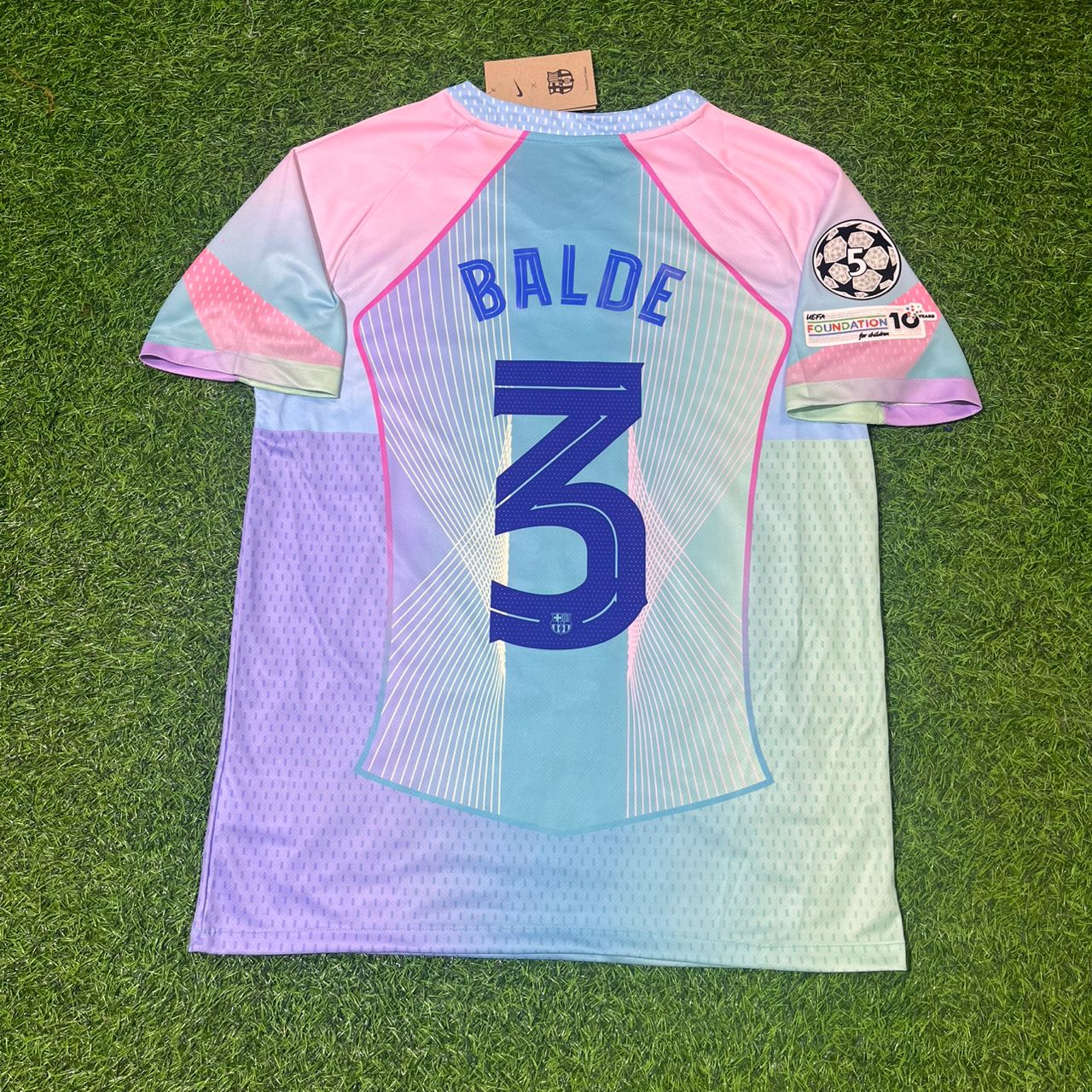 Alejandro Balde Barcelona Home Miami Sunset 2026 Football Jersey