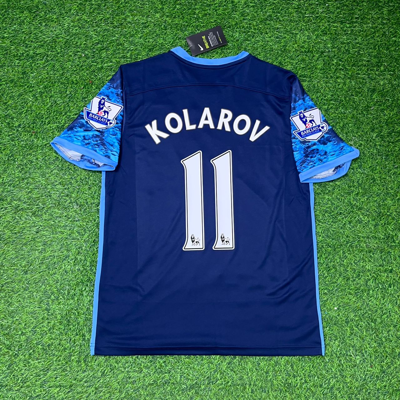 Aleksandar Kolarov Manchester City 2016-2017 Retro Football Jersey Kit