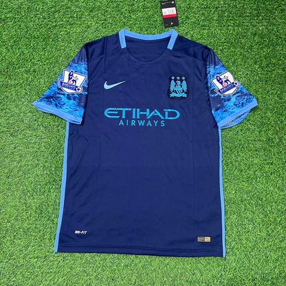 Aleksandar Kolarov Manchester City 2016-2017 Retro Football Jersey Kit