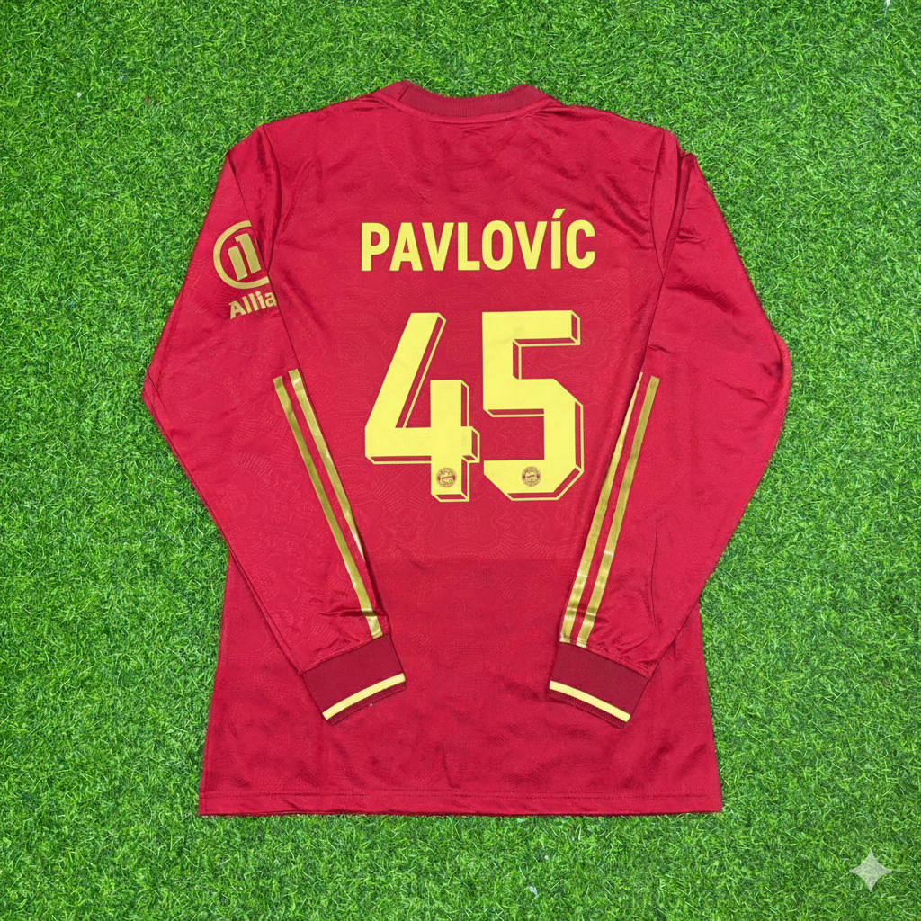 Aleksandar Pavlović 45- Bayern München 125 Jahre Spezial-Edition Fußballtrikot Paradise Edition