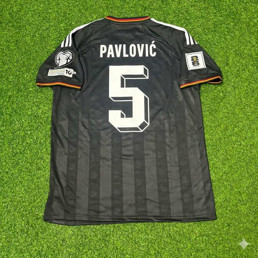 Germany 2026 Aleksandar Pavlović #5 Black Style Soccer Kit Football Jersey