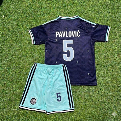 Allemagne 2026 Aleksandar Pavlovic #5 Kit de football pour enfants Maillot de foot