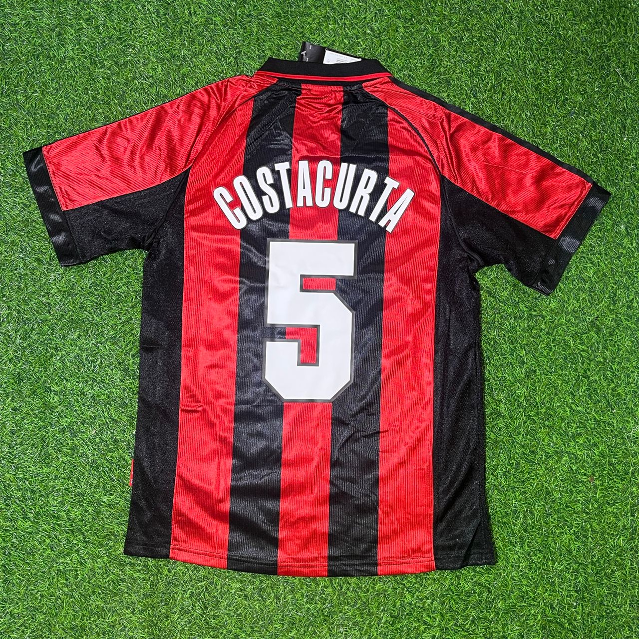 Alessandro Costacurta 5- AC Milan 1999 Retro Football Jersey Kit