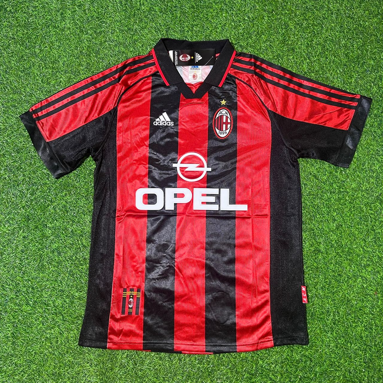 Alessandro Costacurta 5- AC Milan 1999 Retro Football Jersey Kit