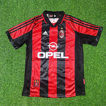 Alessandro Costacurta 5- AC Milan 1999 Retro Football Jersey Kit