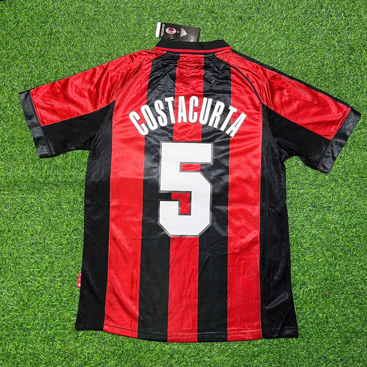 Alessandro Costacurta 5- AC Milan 1999 Retro Football Jersey Kit