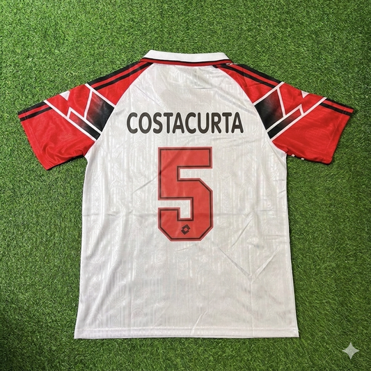 Alessandro Costacurta #5 AC Milan 1997 Away Retro Football Jersey Kit