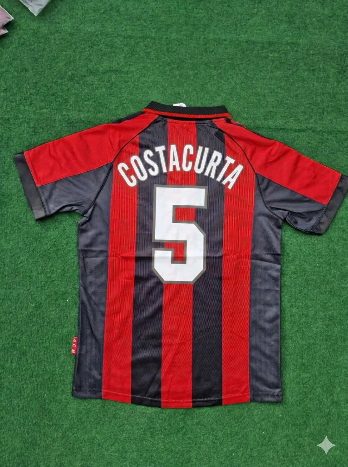 Alessandro Costacurta 5- AC Milan 1999 Retro Football Jersey Kit