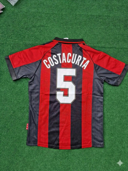 Alessandro Costacurta 5- AC Milan 1999 Retro Football Jersey Kit