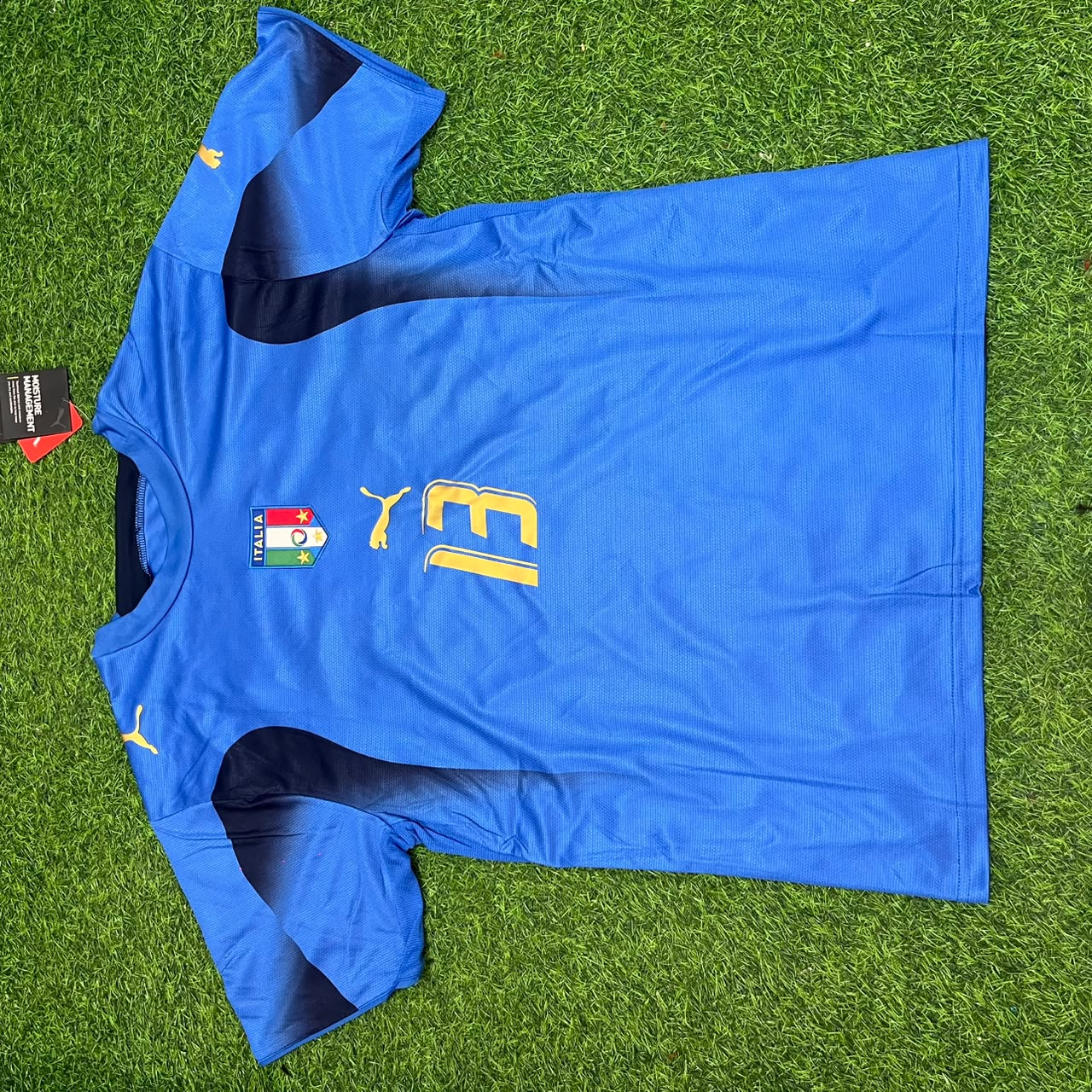 Italy World Cup 2006 Alessandro Nesta 13 - Final Retro Football Jersey