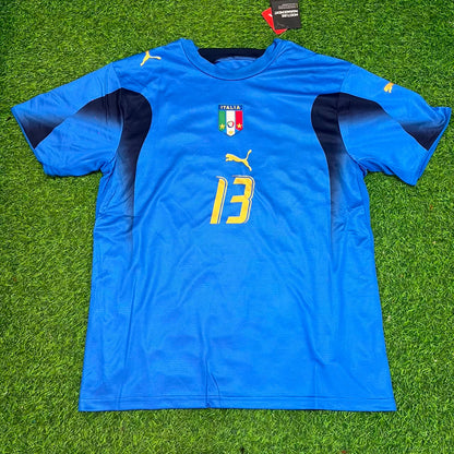 Italy World Cup 2006 Alessandro Nesta 13 - Final Retro Football Jersey
