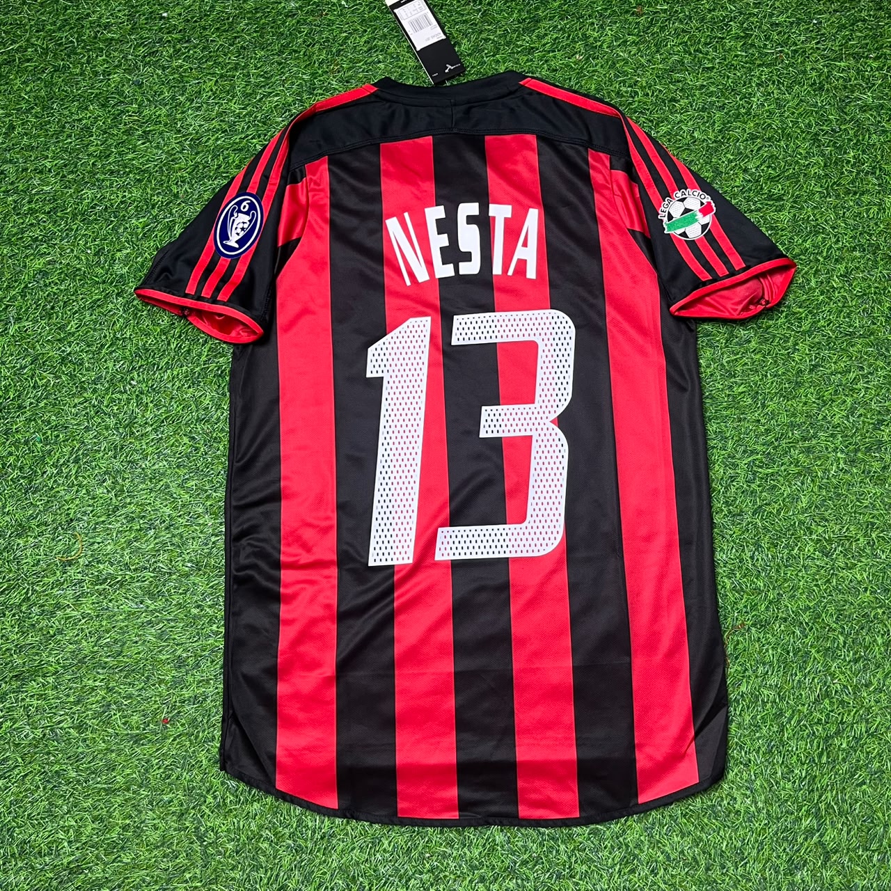Alessandro Nesta Milan 2003/2004 Home Retro Football Jersey Kit