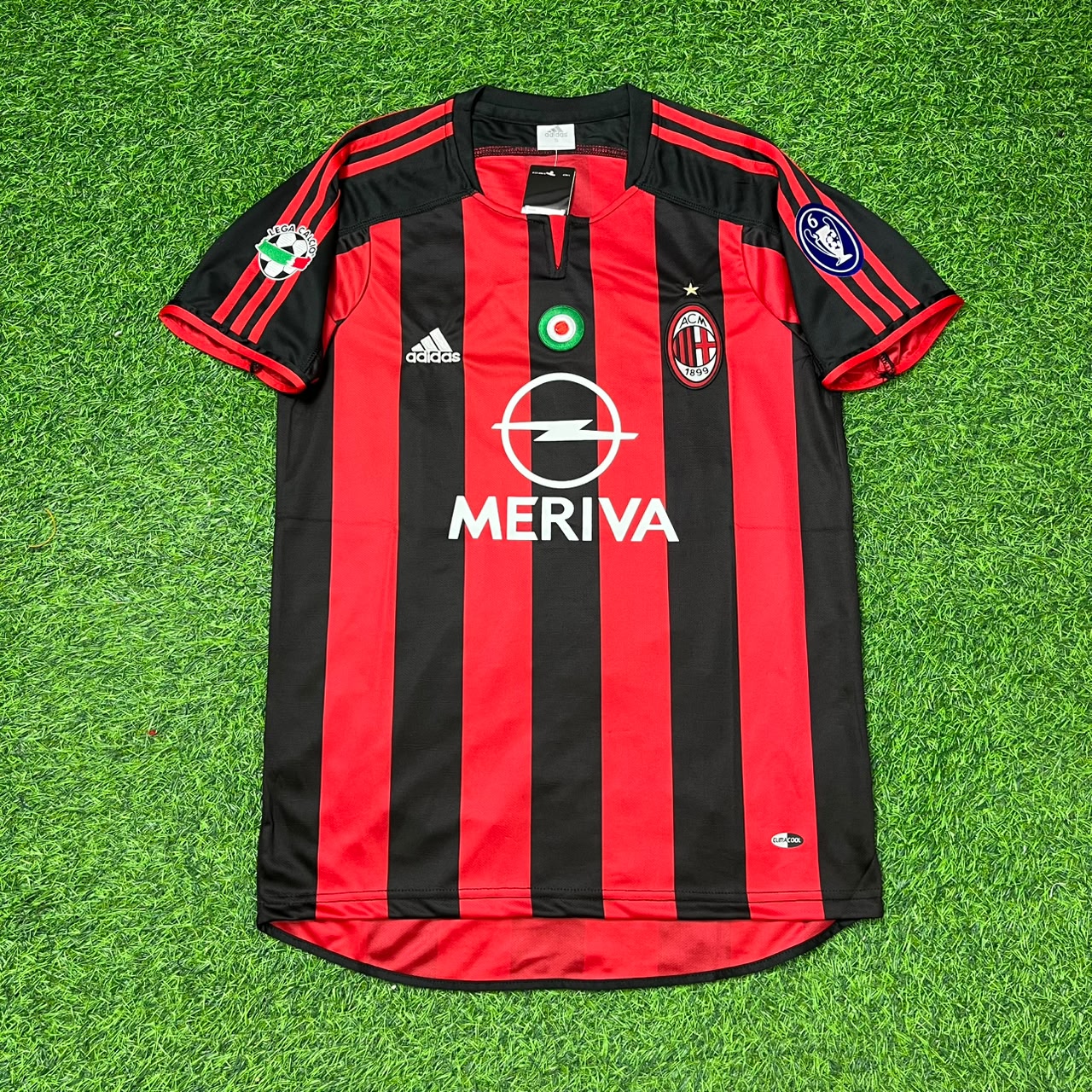 Alessandro Nesta Milan 2003/2004 Home Retro Football Jersey Kit