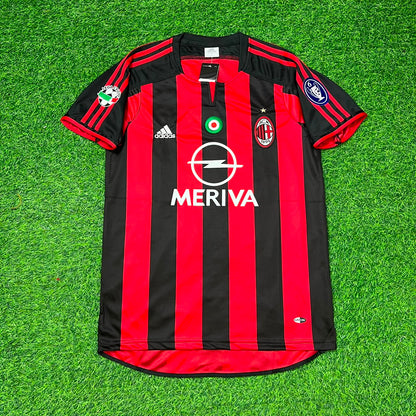 Alessandro Nesta Milan 2003/2004 Home Retro Football Jersey Kit