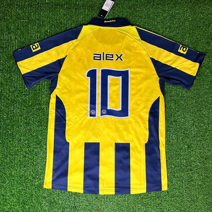 Alex de Souza #10 Fenerbahce 2008 - 2009 Retro Football Jersey Kit