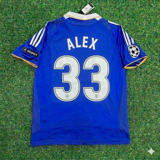 Alex Rodrigo Dias 33- Chelsea 2008 Champhions League Final Football Jersey
