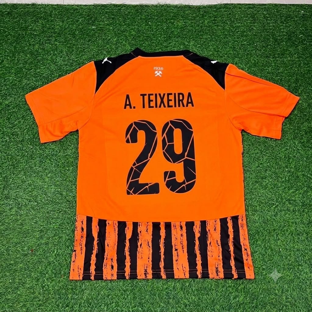 Alex Teixeira Shakhtar Donetsk Retro Football Jersey Kit