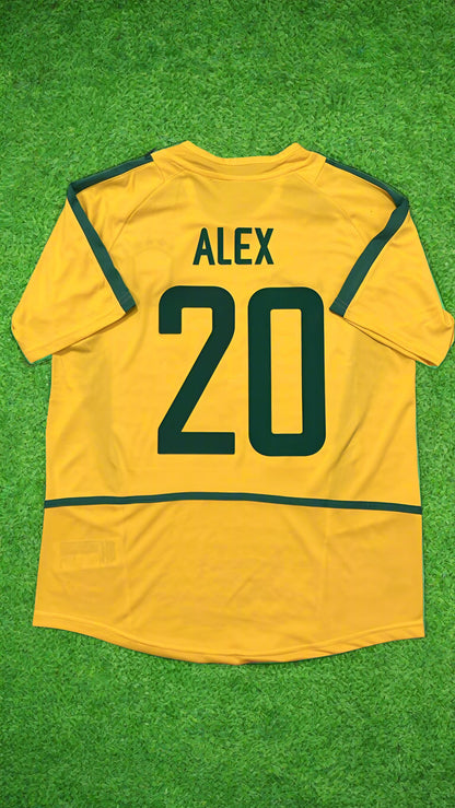 Alex de Souza #20 Fenerbahce Legend Brazil Retro Football Jersey Formasi