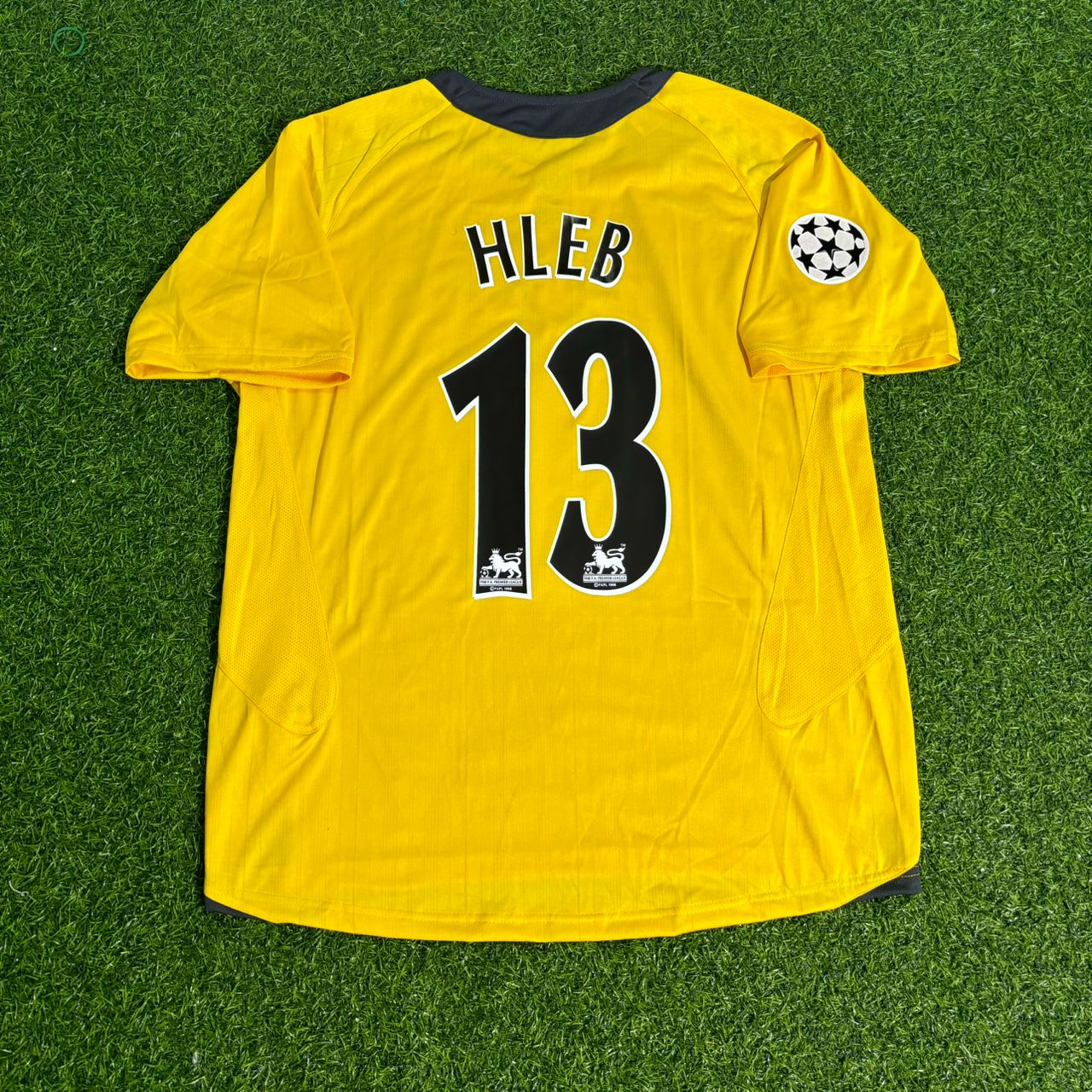 Alexander Hleb 13 - Arsenal 2005/06 Yellow Retro Football Jersey Kit