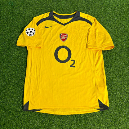 Alexander Hleb 13 - Arsenal 2005/06 Yellow Retro Football Jersey Kit