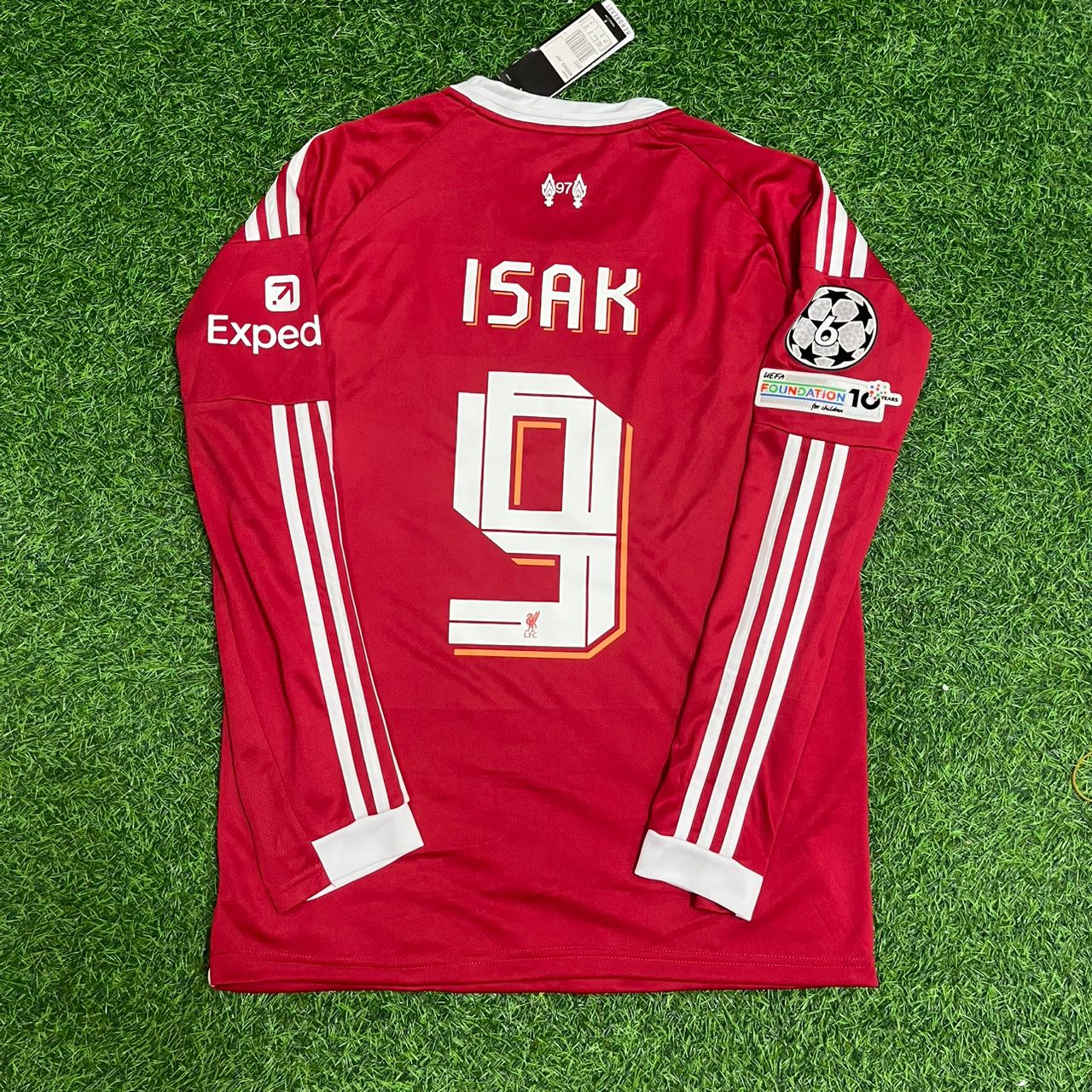 Alexander Isak Liverpool 2025 Long Sleeve Football Jersey