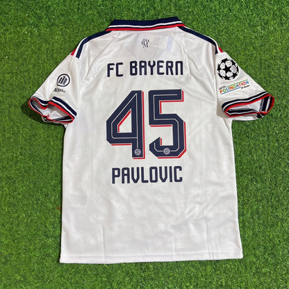 Bayern Munich 2026-2027 Aleksander Pavlovic #45 Away Football Jersey