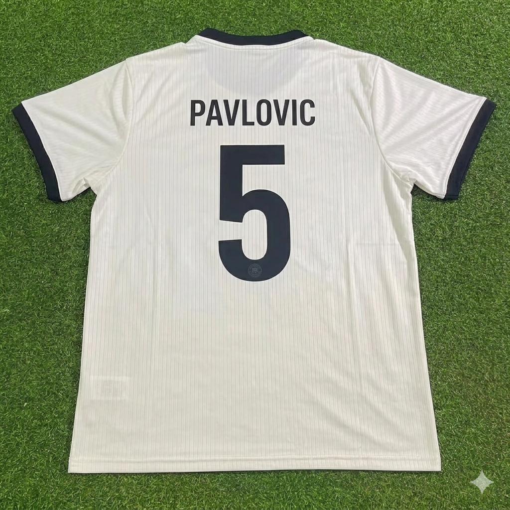Aleksandar Pavlovic Germany 125 Year Special White Football Jersey Kit