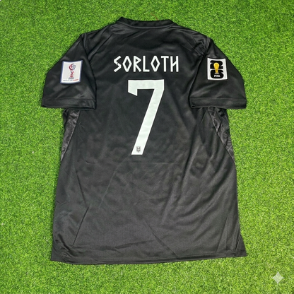 Norway World Cup 2026 Alexander Sørloth #7 Black Away Football Jersey