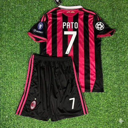 Alexandre Pato #7 AC Milan 2009/10 Retro Football Jersey Kit