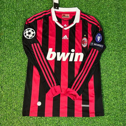 Alexandre Pato 7 - Milan 2009/2010 Red Black Home Retro Football Jersey