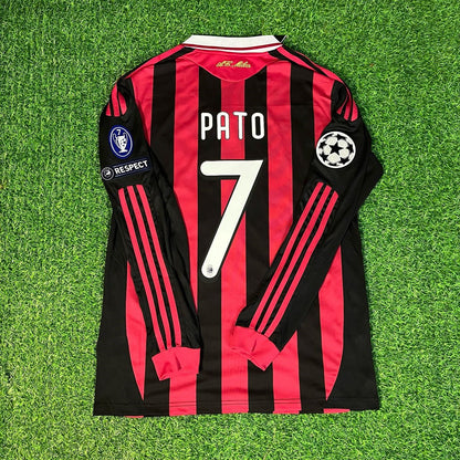 Alexandre Pato 7 - Milan 2009/2010 Red Black Home Retro Football Jersey