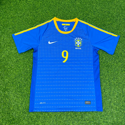 Alexandre Pato Brazil 2010 World Cup Retro Blue Football Jersey
