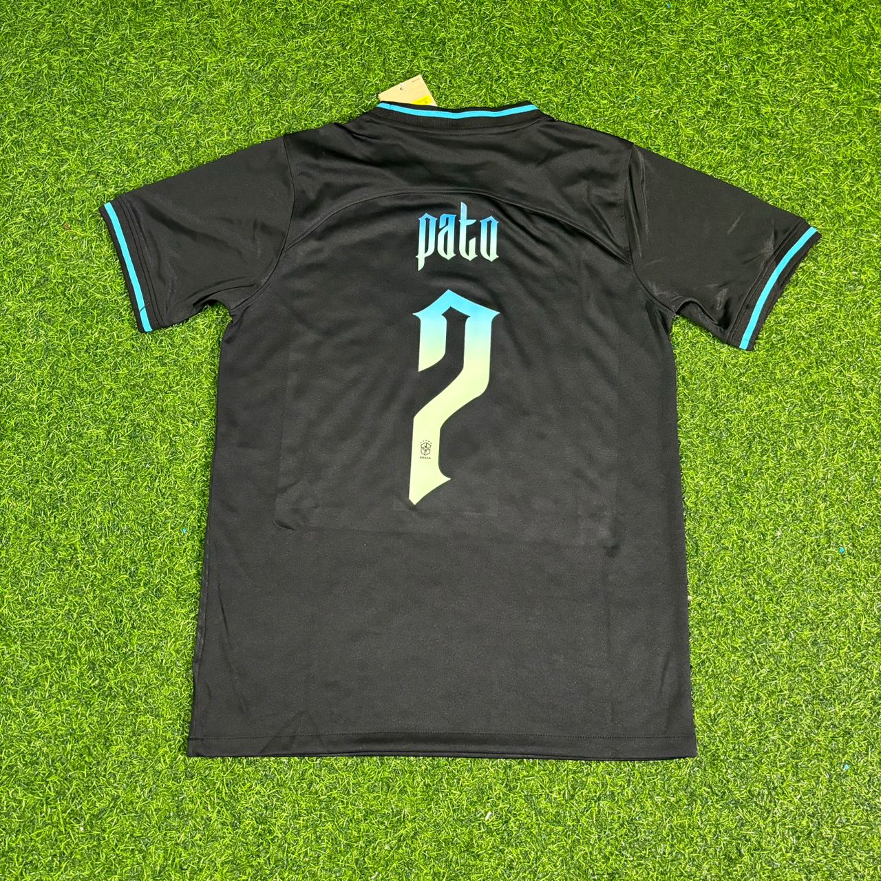 Alexandre Pato Brazil Black Iconic Retro Football Jersey Kit
