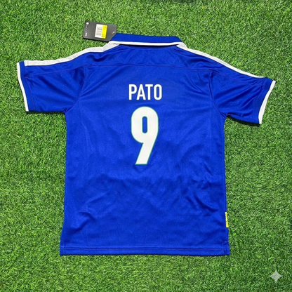 Alexandre Pato Brazil Blue Retro Football Jersey Kit