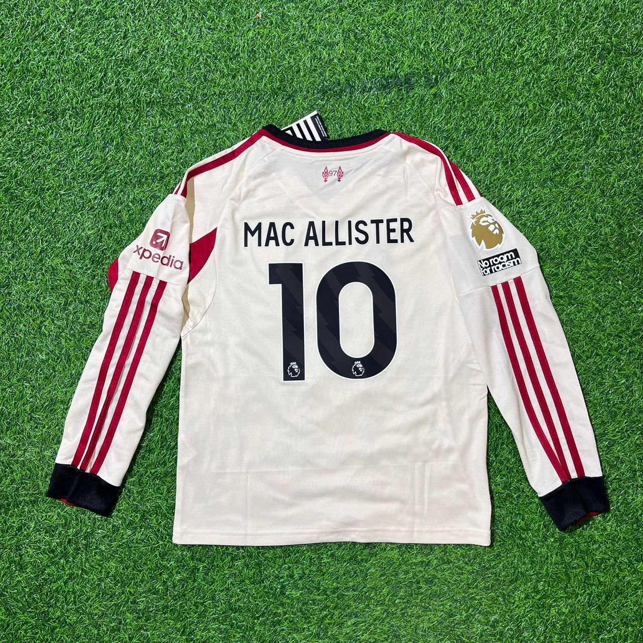 Alexis Mac Allister Liverpool 2025 Away Long Sleeve Football Jersey Kit