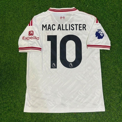Alexis Mac Allister #10 Liverpool 2027 White Away Football Jersey