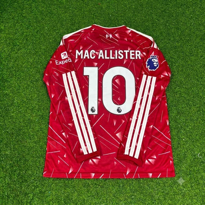 Alexis Mac Allister Liverpool 2027 Long Sleeve Home Football Jersey Kit