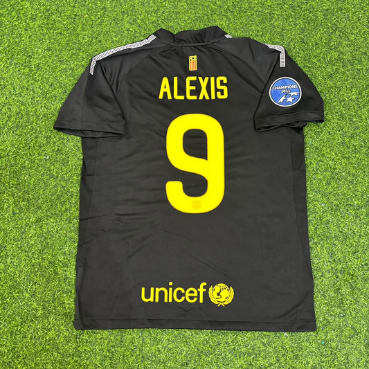 Alexis Sanchez Barcelona 201112 Retro Soccer Kit Football Jersey