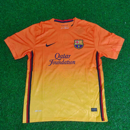 Alexis Sanchez 9 Barcelona 2012 2013 Orange Retro Football Jersey Kit