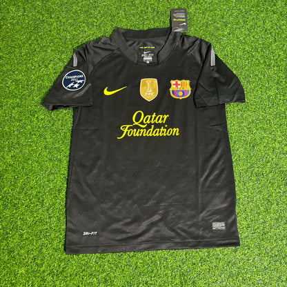 Alexis Sanchez Black Barcelona 2011/12 Retro Kit Shirt Football Jersey
