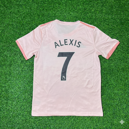 Alexis Sanchez Manchester United 2018/19 Pink Retro Football Jersey Collection