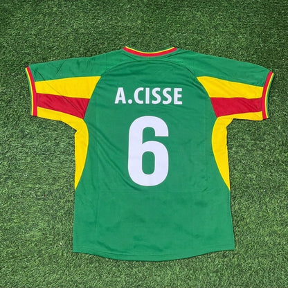 Aliou Cisse Senegal 2002 World Cup Retro Football Jersey